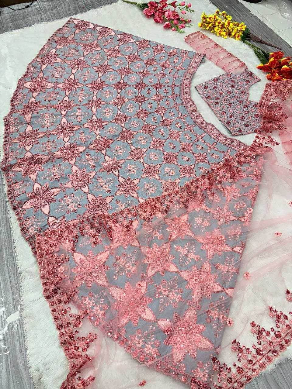 Silk Designer Traditional Embroidered Lehenga - MYLUXURY LANE ENTERPRISE